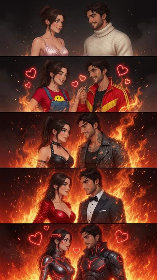 Les 5 niveaux de piment FlirtIA, de Subtil à Très Osé