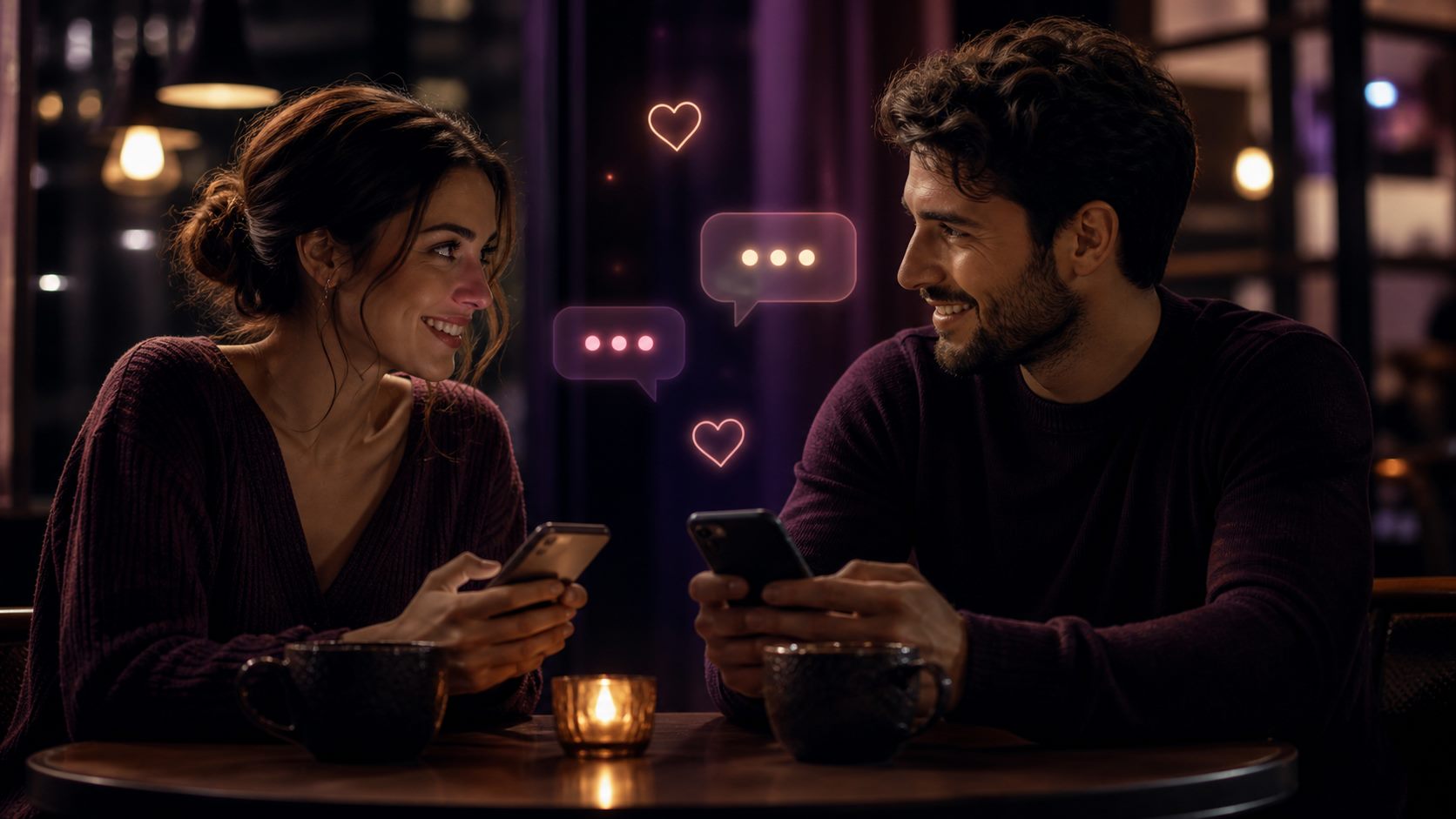 Signaux d'intérêt dans une conversation par texto